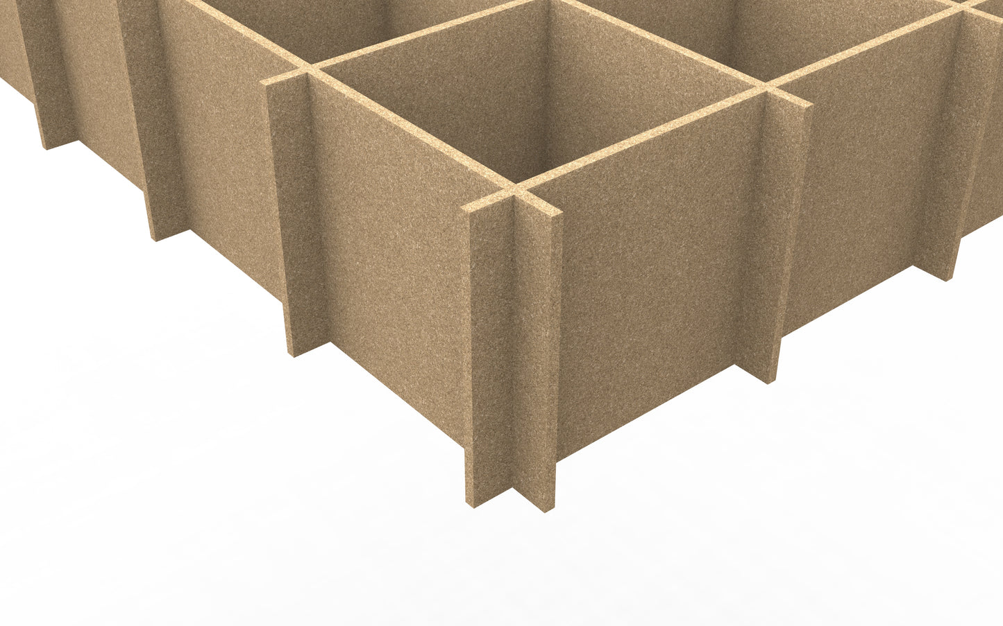 Grid cloud edge profile 12" tall