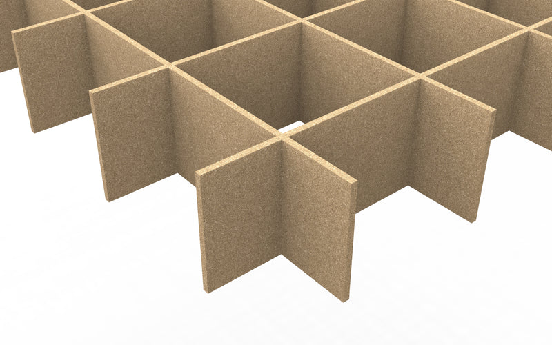 Grid cloud edge profile 9" tall