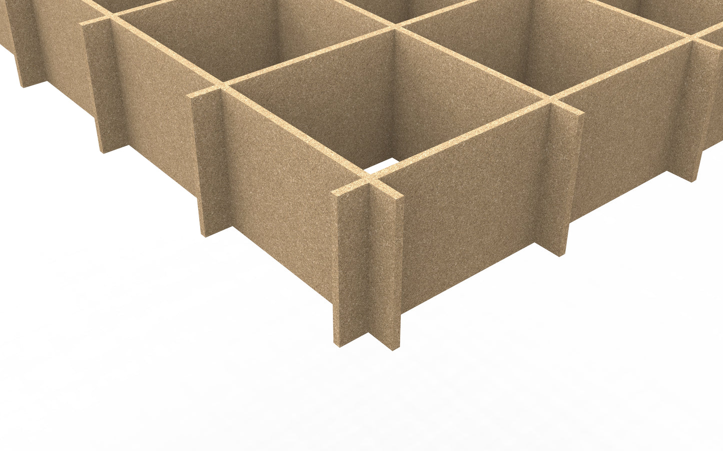 Grid cloud edge profile 9" tall