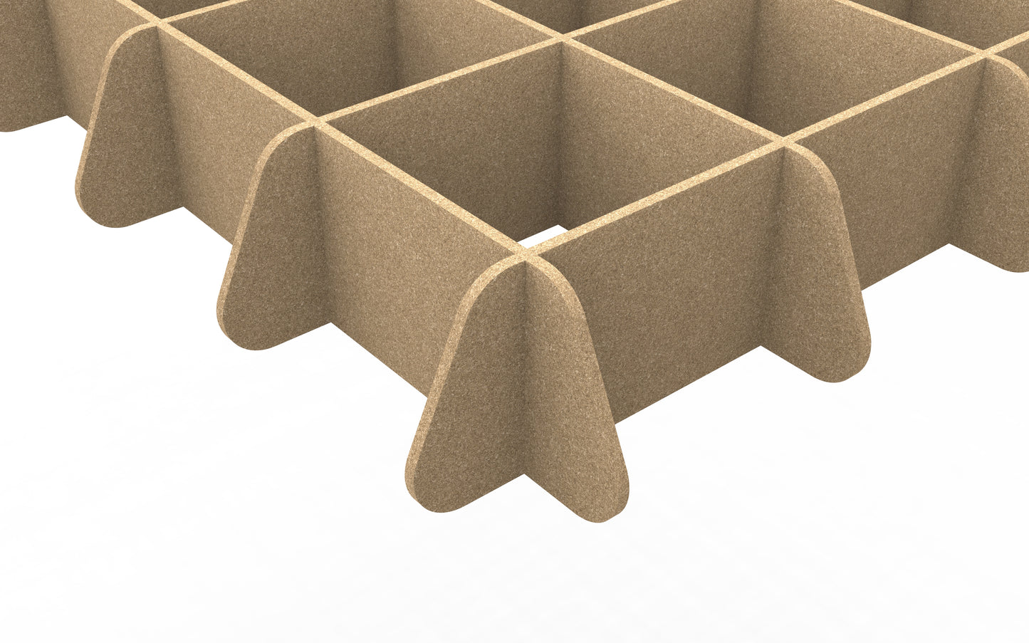 Grid cloud edge profile 9" tall