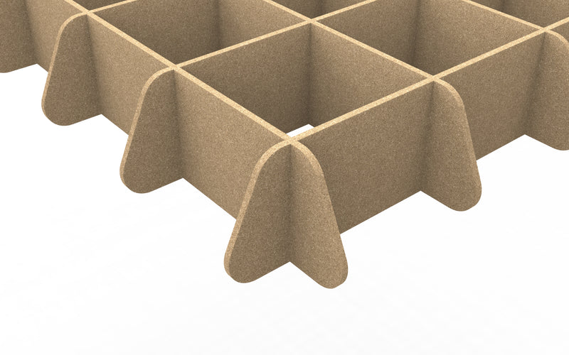 Grid cloud edge profile 9" tall