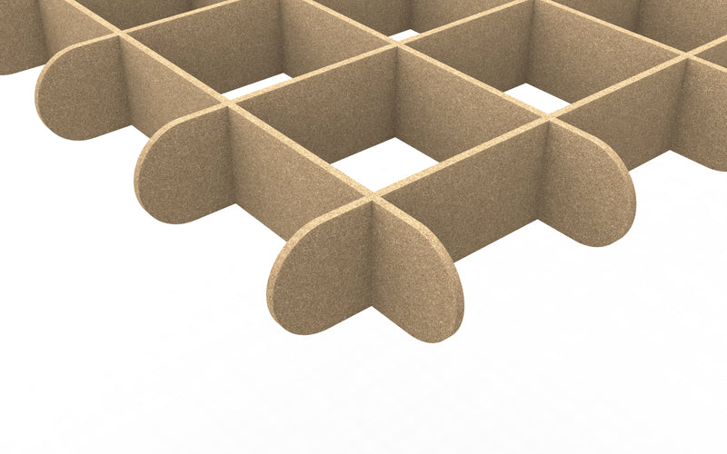 Grid cloud edge profile 6" tall