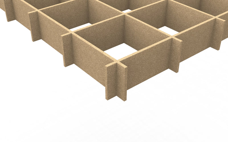 Grid cloud edge profile 6" tall