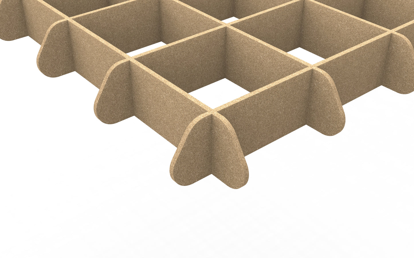 Grid cloud edge profile 6" tall