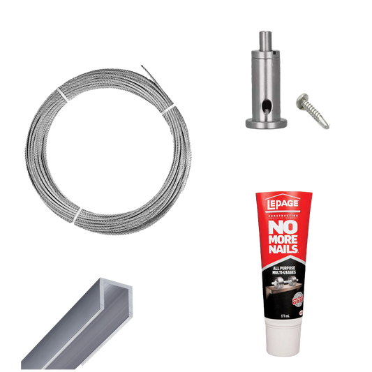 Standard Single Baffle Suspension Hardware