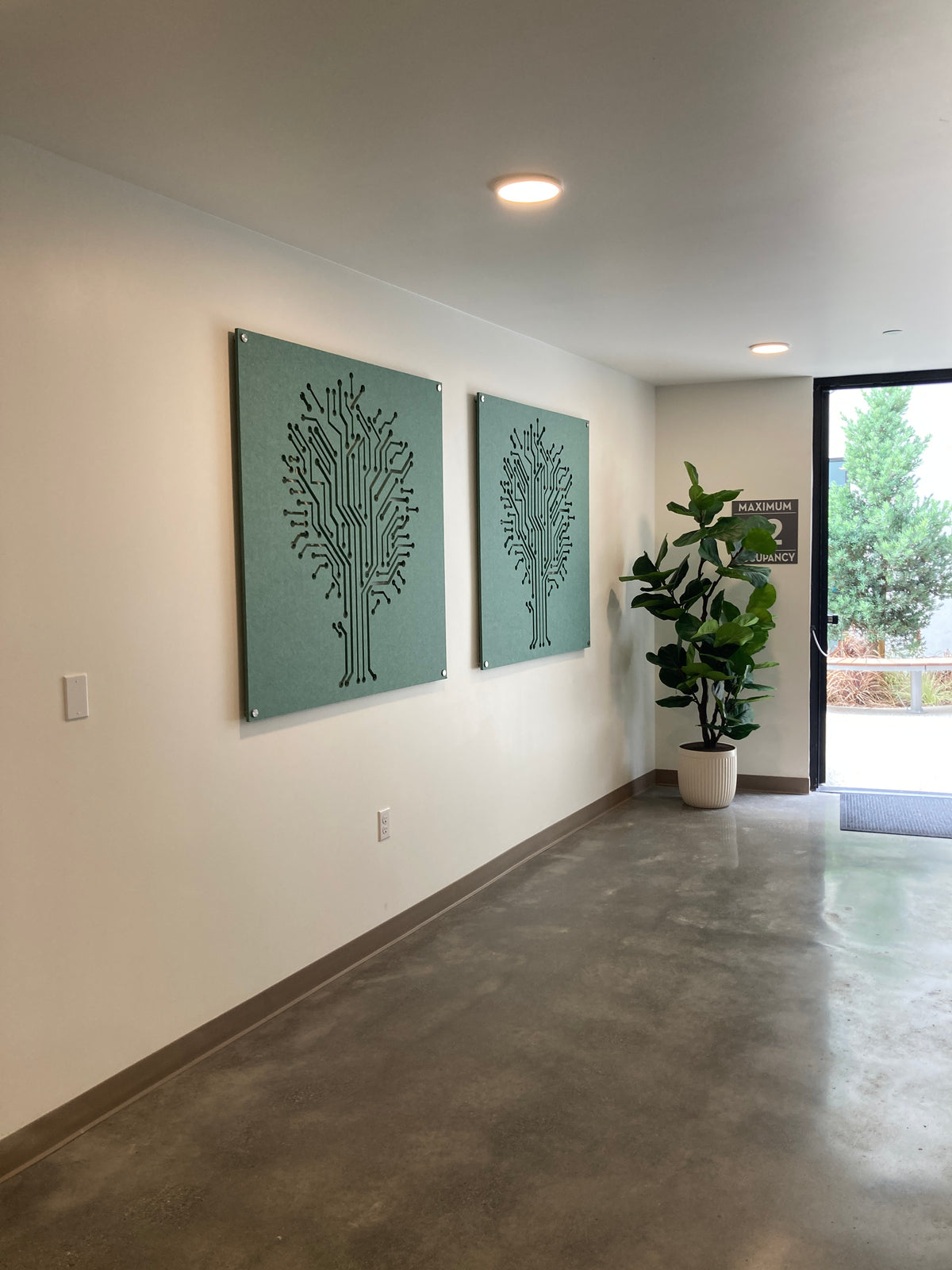 Digital Tree - 4'x4' Stand-off panel – TheQuietRoom