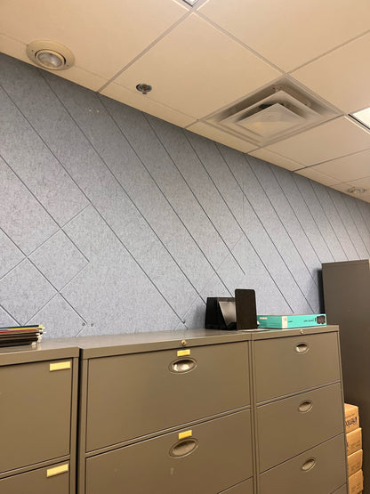 4x8 Acoustic Wall Covering - Bent Lines