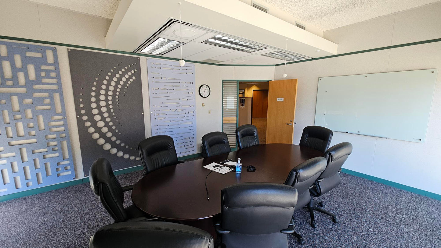 4x8 Acoustic Wall Panel - Small Windows