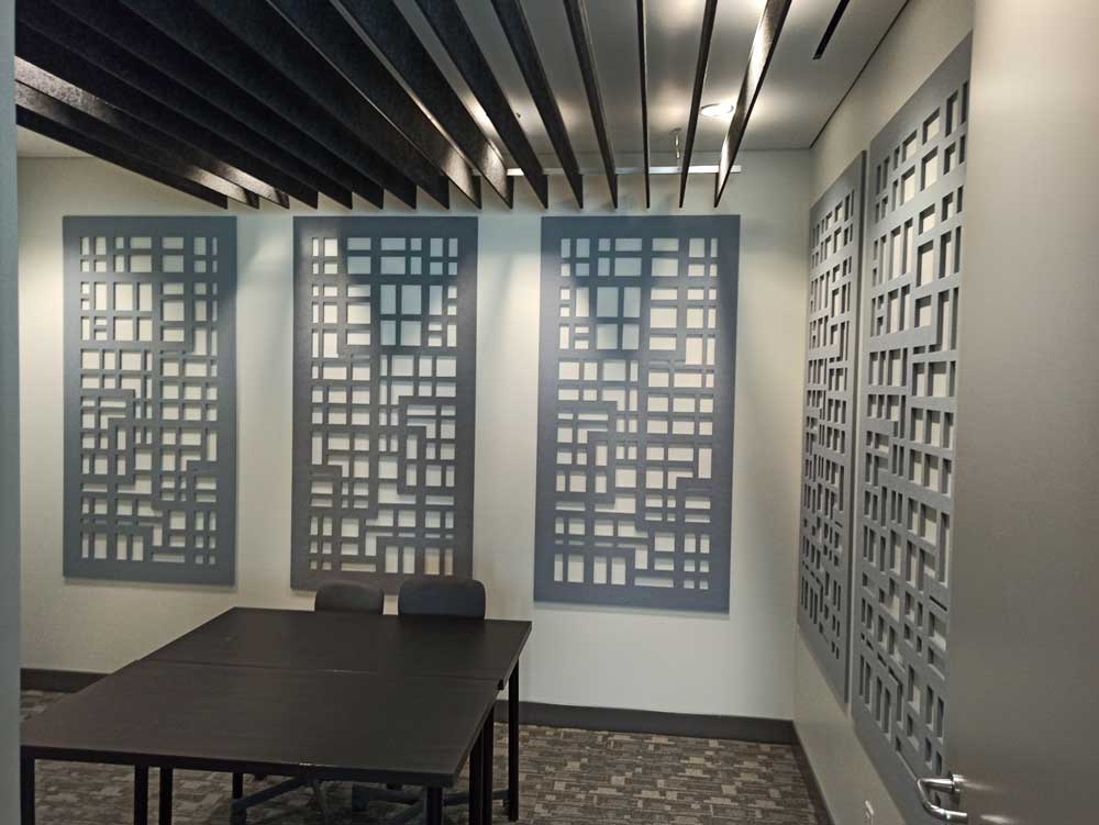 4x8 Acoustic Wall Panel - Small Windows