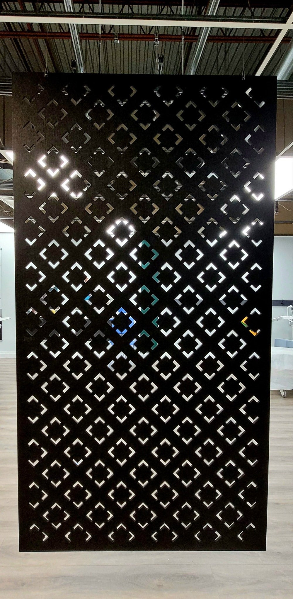 4x8 Acoustic Room Divider - Bamboo