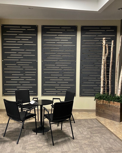 4x8 Acoustic Wall Panel - Small Windows