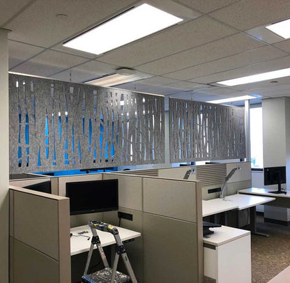 4x8 Acoustic Room Divider - Bamboo