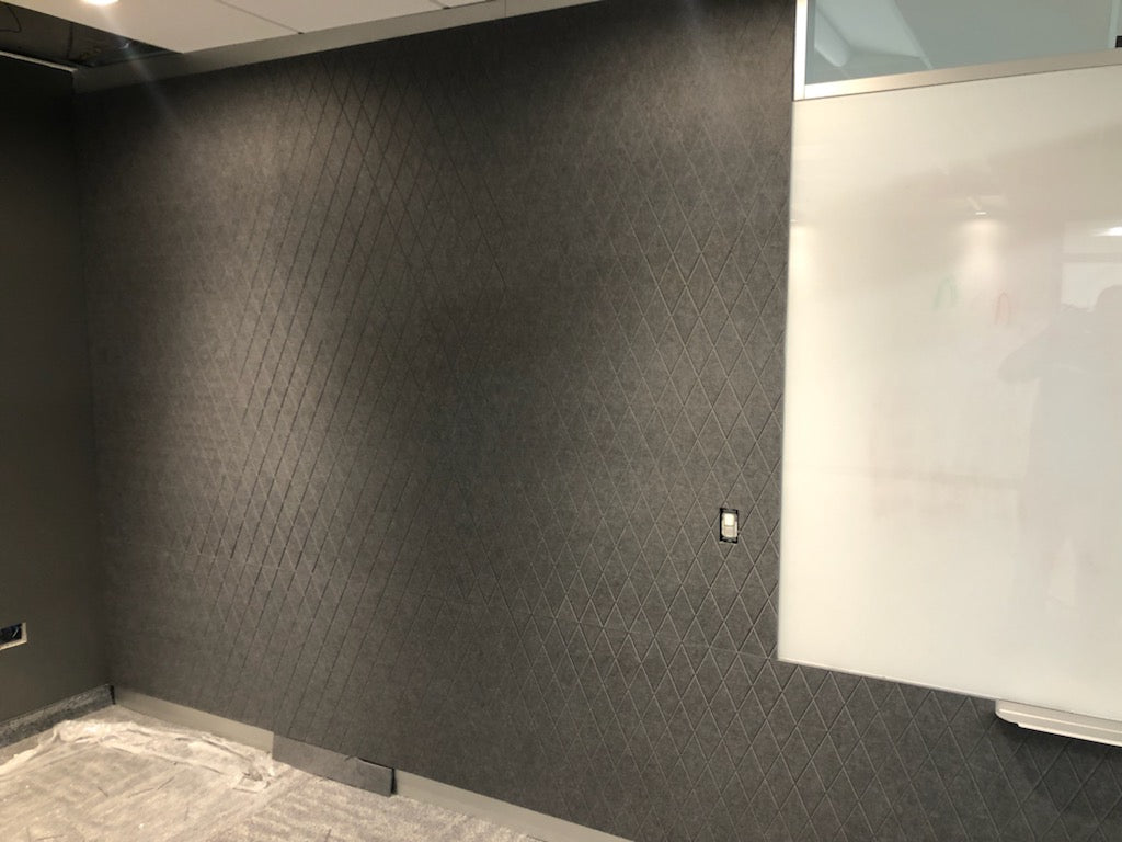 4x8 Acoustic Wall Covering - Bent Lines