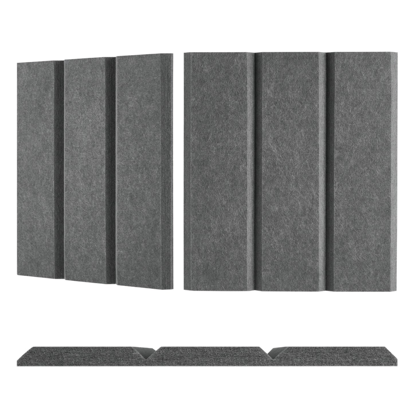 4x8 Acoustic Wall Covering - Vertical Bevels