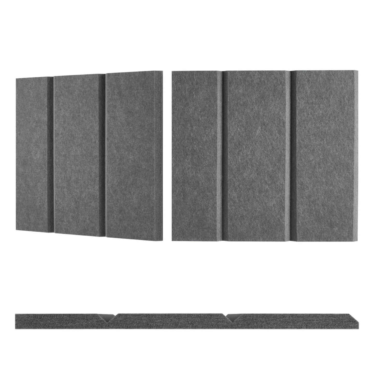 4x8 Acoustic Wall Covering - Vertical Bevels