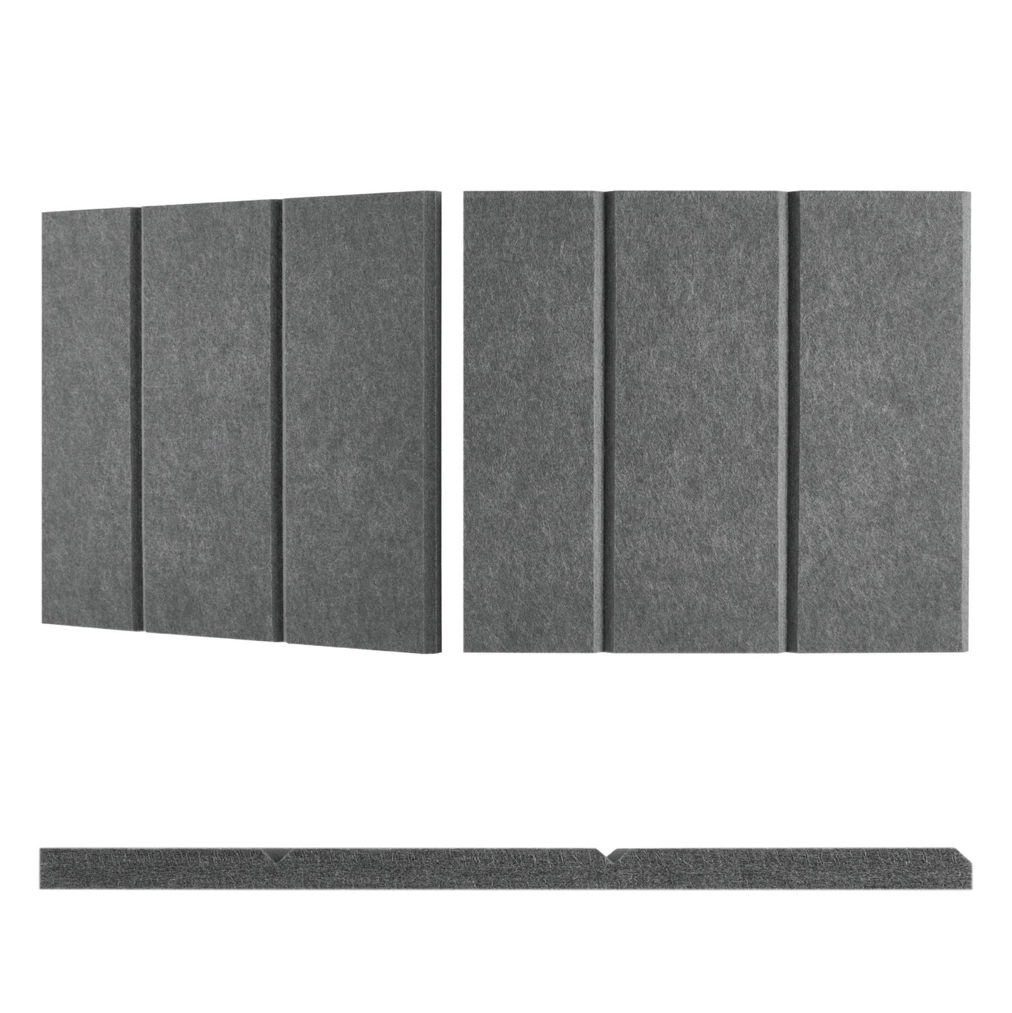 4x8 Acoustic Wall Covering - Vertical Bevels