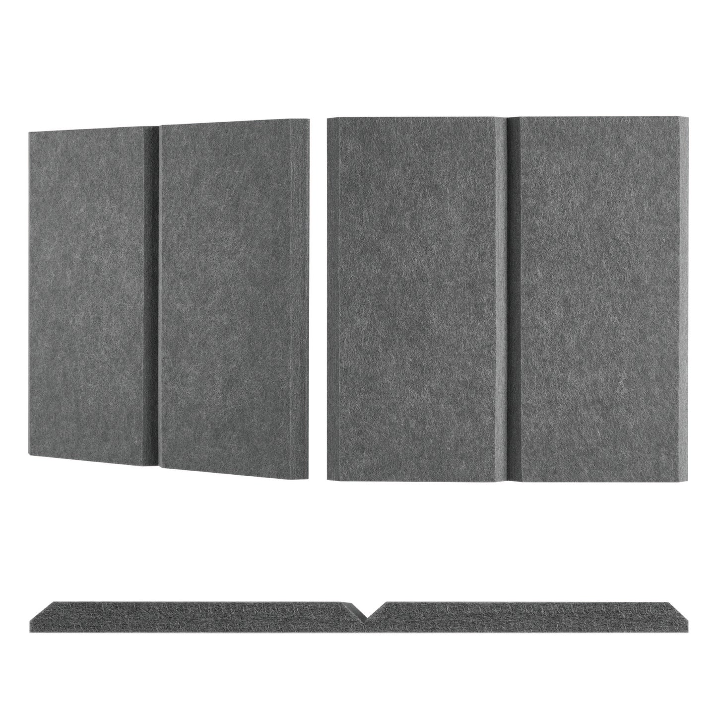 4x8 Acoustic Wall Covering - Vertical Bevels