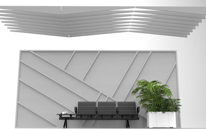 Slanted Acoustic Baffle Assembly 8'x8'
