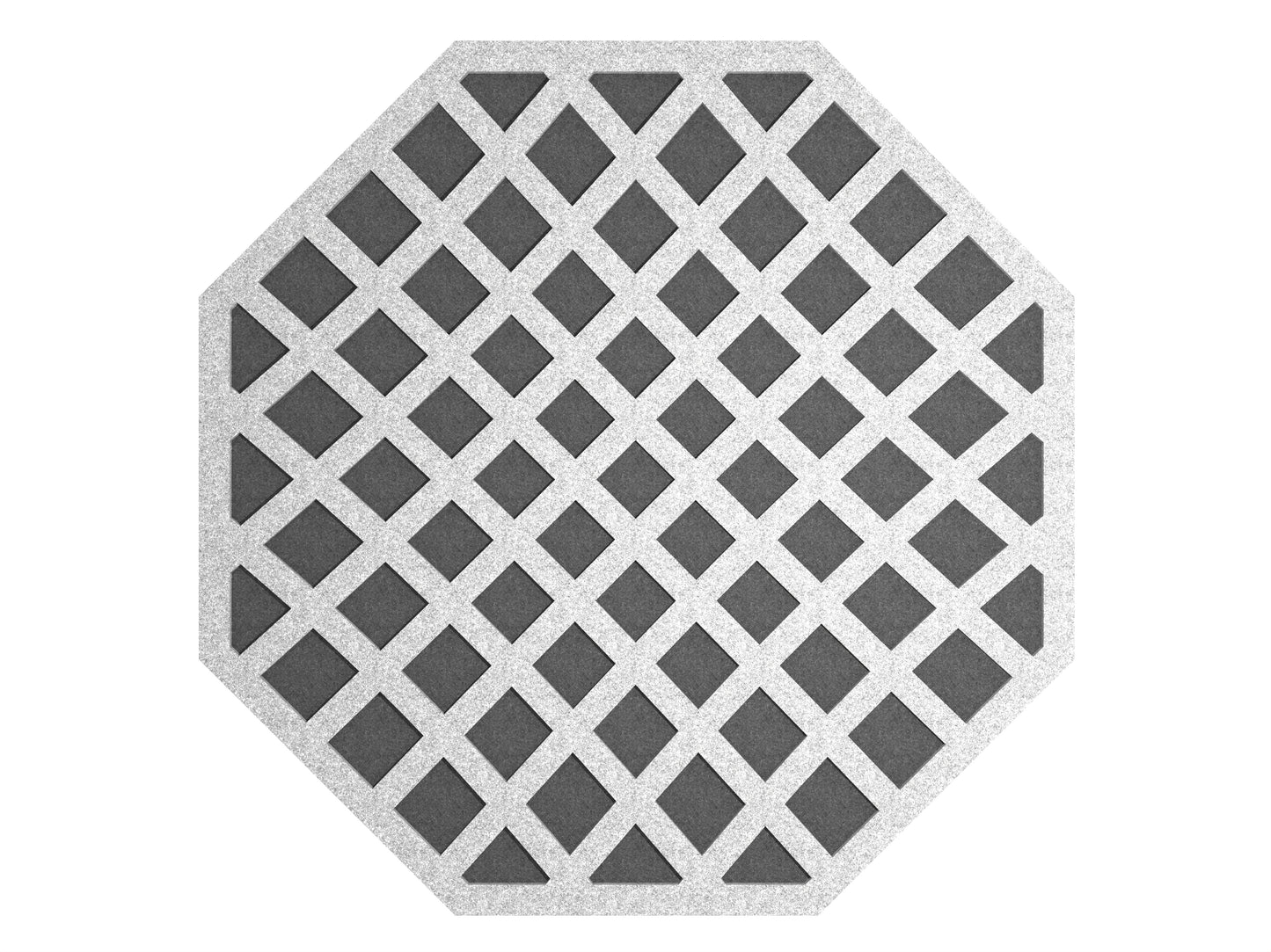 Acoustic Medallion Ceiling Cloud - Pulled Squares