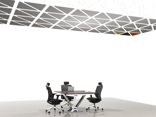 Right Angle Triangular Geometric Cloud