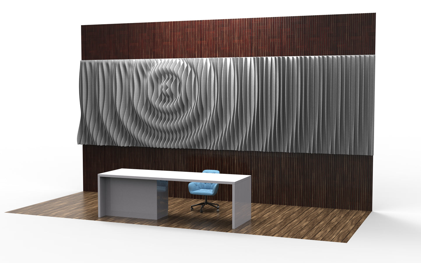 Acoustic 3D Wall Panel - Parametric Wall