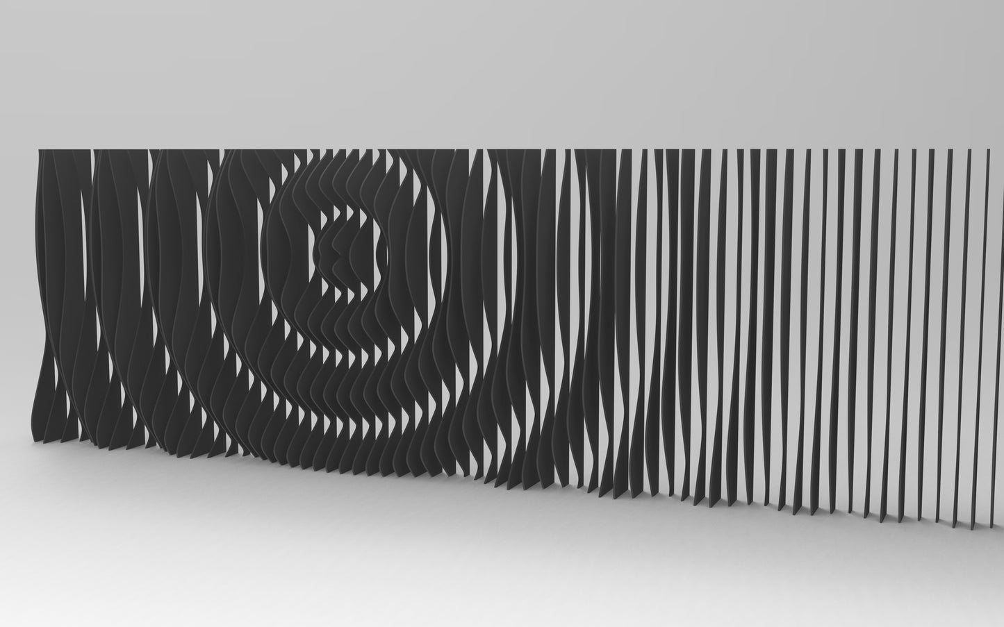 Acoustic 3D Wall Panel - Parametric Wall