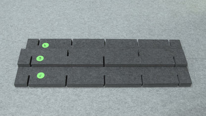 Acoustic Grid 6" High x 4'x4'