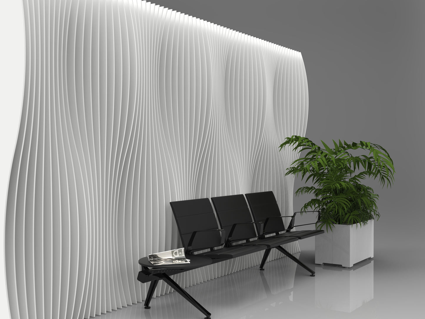 Undulating Wall Design 2