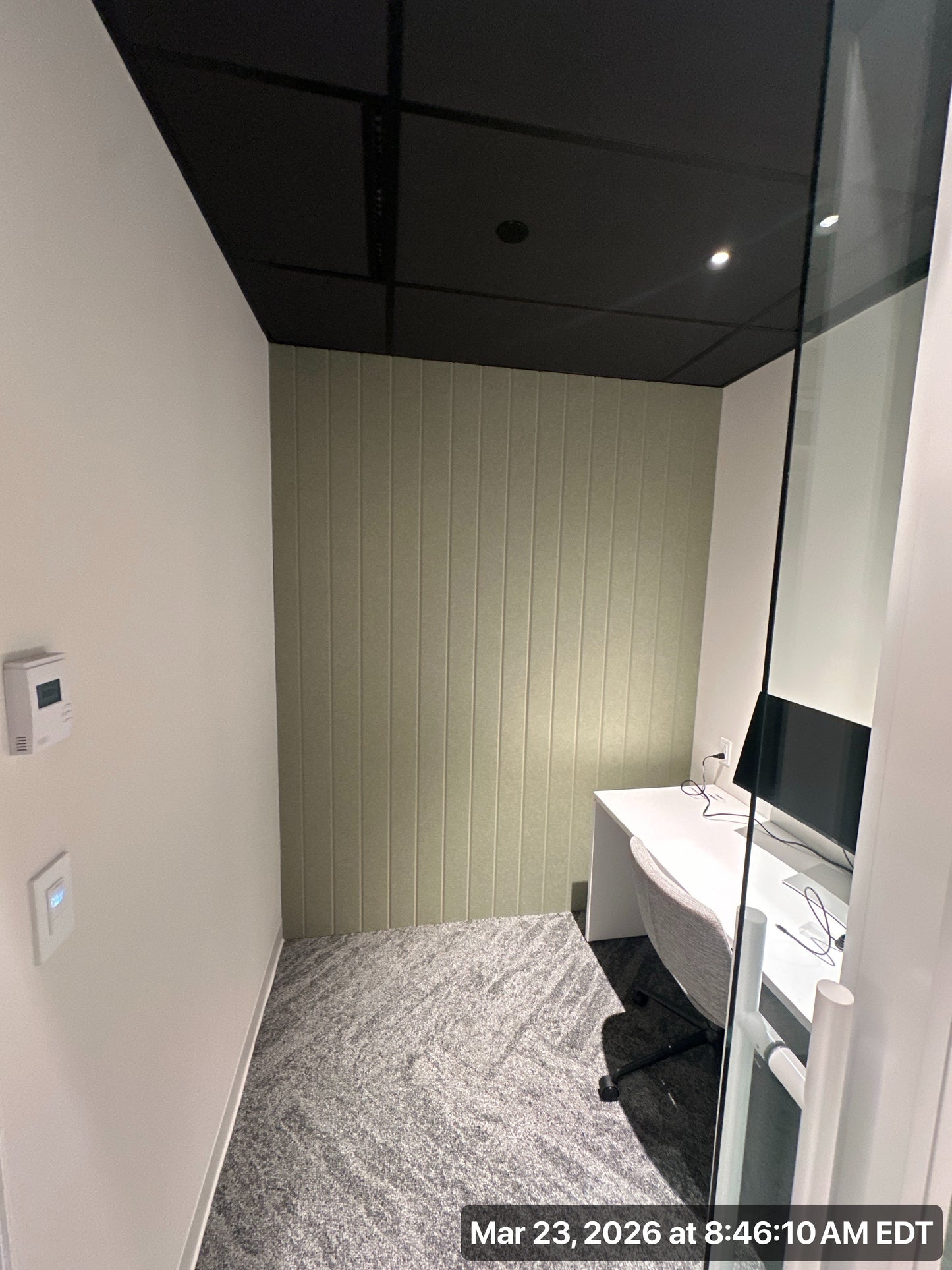 2" Vertical bevels - Acoustic Wallcovering