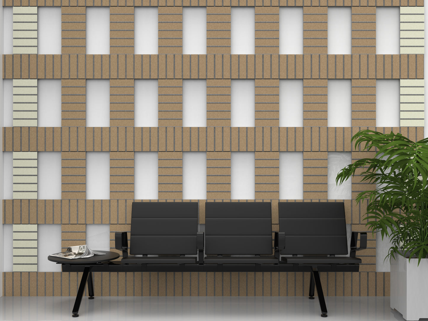3" O.C Bevel Tile - 2 Tone - 4 Sides Beveled