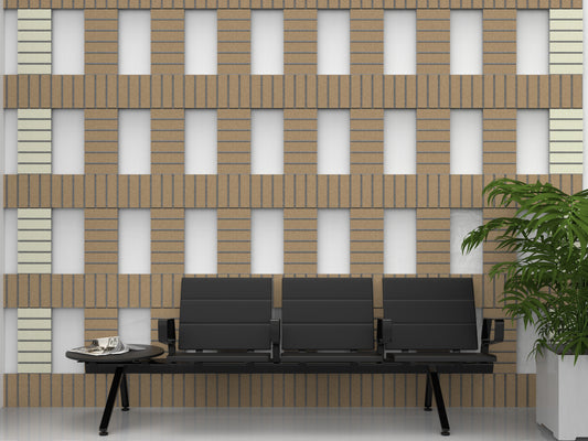 3" O.C Bevel Tile - 2 Tone - 4 Sides Beveled