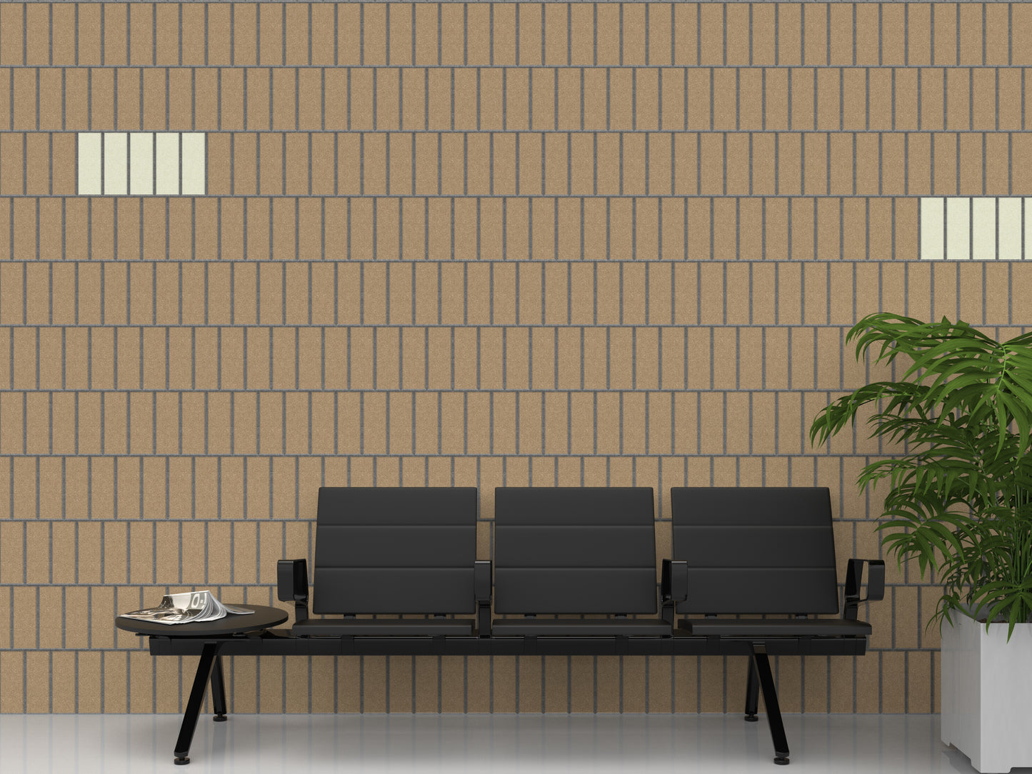 4" O.C Bevel Tile - 2 Tone - 4 Sides Beveled