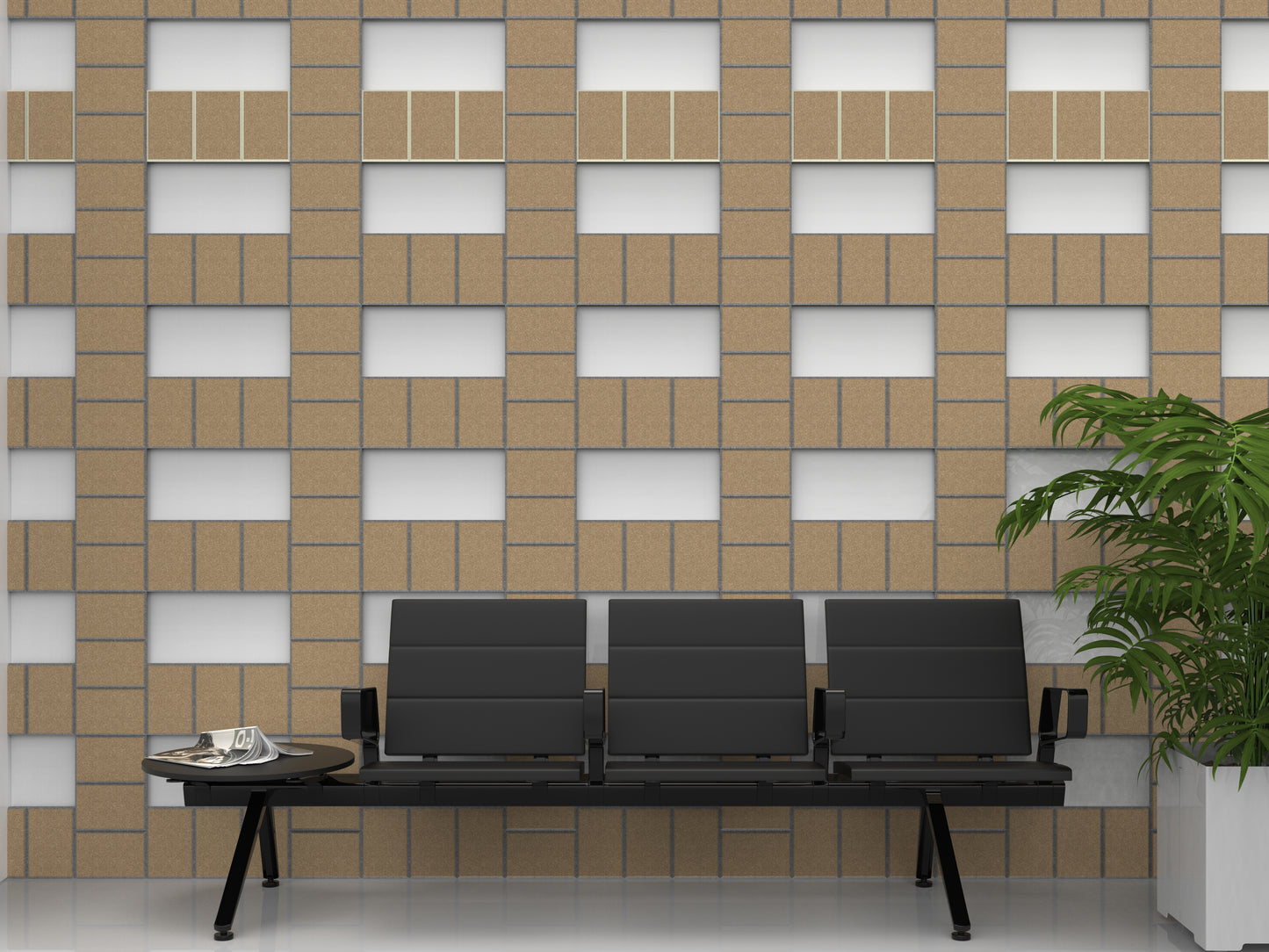6" O.C Bevel Tile - 2 Tone - 4 Sides Beveled